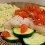 Cod Baked With Zucchini and Tomatoes (550x360)