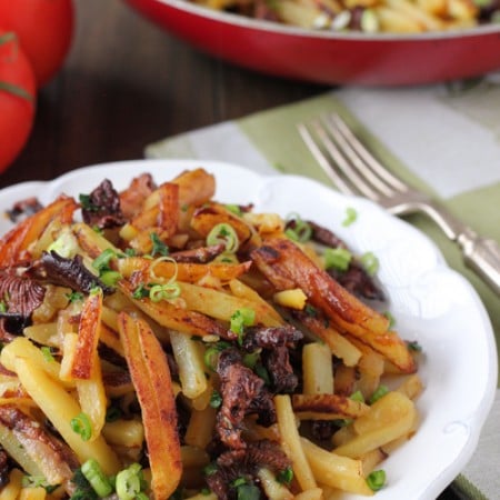Pan Fried Potatoes and Mushrooms-1-15