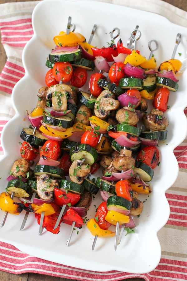Grilled Vegetable And Mushroom Kebabs | Savory Skewer Recipes | Quick And Easy Homemade Recipes