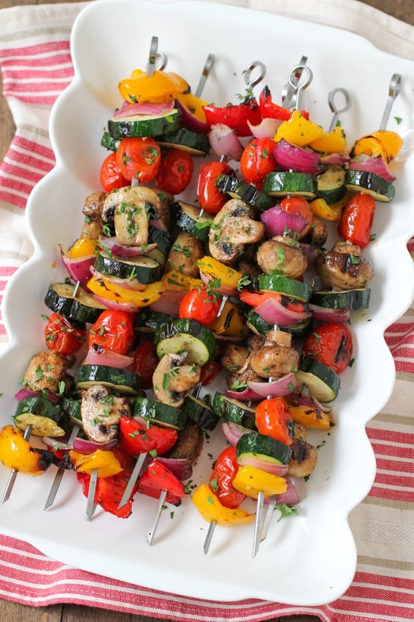 Grilled Vegetable And Mushroom Kebabs | Savory Skewer Recipes | Quick And Easy Homemade Recipes