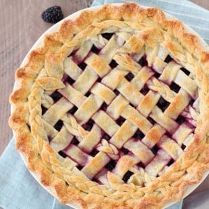 Blackberry Cheesecake Pie-19