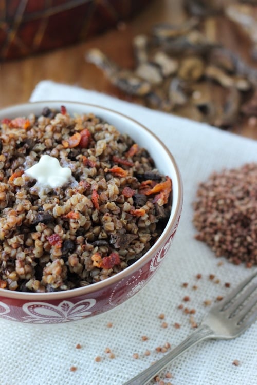 Buckwheat Kasha With Mushrooms - Гречневая Каша с Грибами - Olga's ...