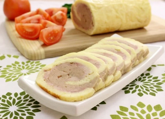 Cheesy Chicken Roulade