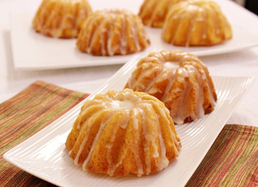 Mini Orange Bundt Cakes