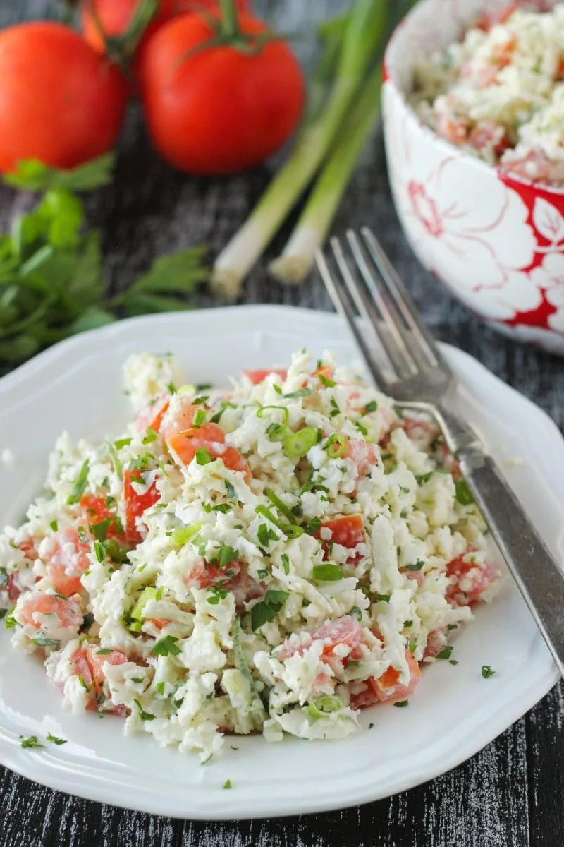 Cauliflower Tomato Salad