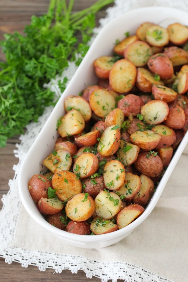 Herb Roasted Baby Potatoes in Oven – Babs Projects