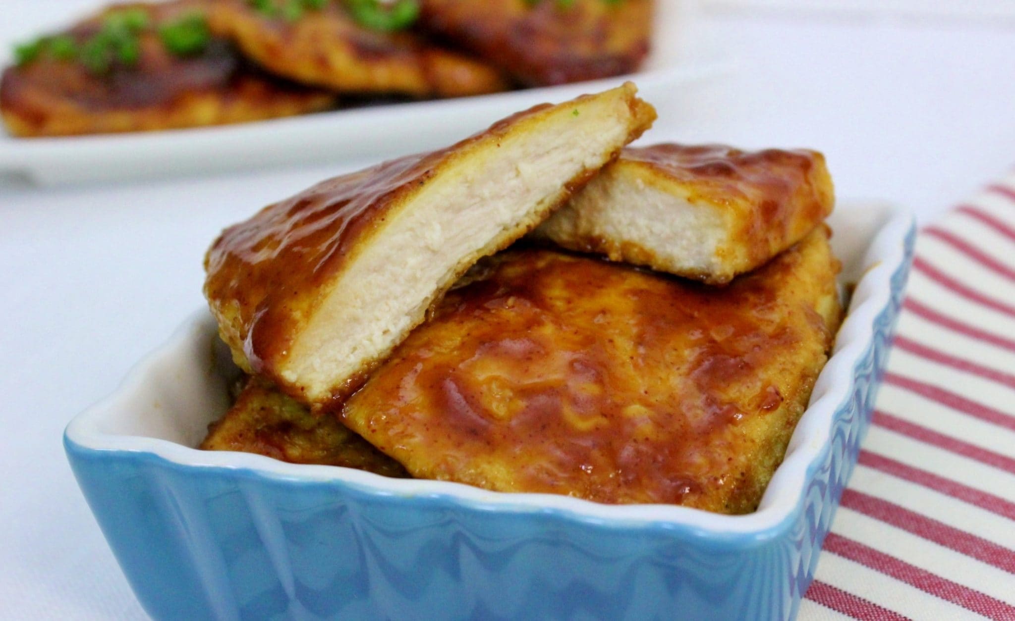 Bourbon BBQ Chicken Cutlets Куриные Отбивные с Соусом Olga's Flavor