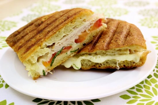 Turkey Caprese Panini Sandwich - Olga&amp;#39;s Flavor Factory