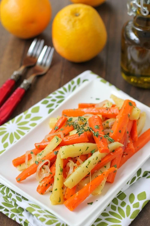 Orange Braised Carrots and Parsnips-1-9