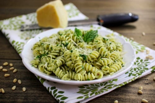 Creamy Pesto Pasta - Olga's Flavor Factory