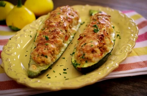 Stuffed Zucchini With Pork and Barley (500x329)