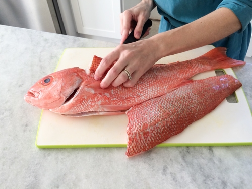 Filleting a Whole Fish-1-8
