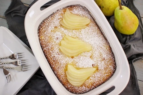 Pear and Cheese Coffeecake Zapekanka (500x334)