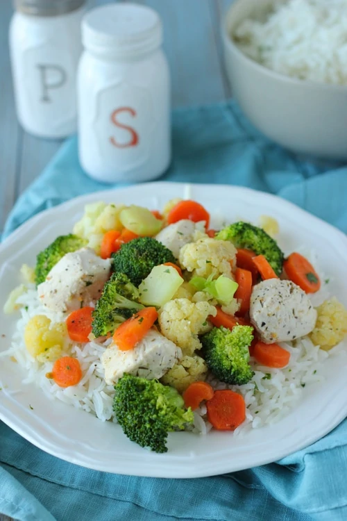 Steamed Lemon Chicken and Rice-1-4
