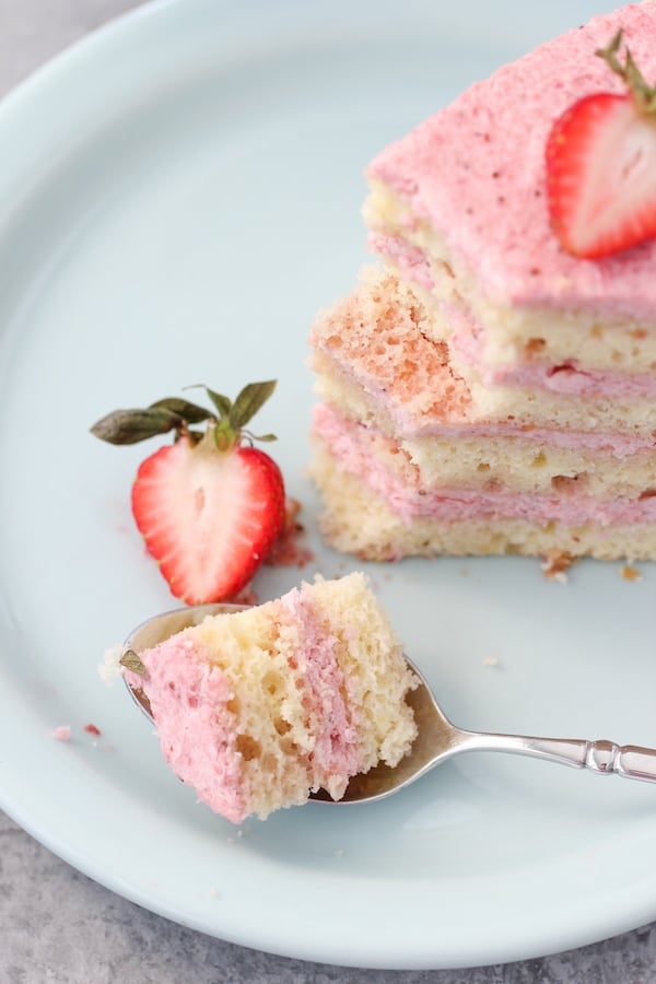 Strawberry Mousse Cake Olga's Flavor Factory