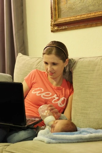 Most of the time, the baby is keeping me company while I write my blog posts:).