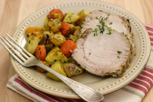 Roasted Pork Loin With Potatoes and Butternut Squash-1-47