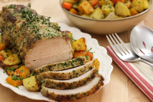 Roasted Pork Loin With Potatoes and Butternut Squash-1-53