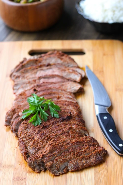 Spice Rubbed Flank Steak-1-10