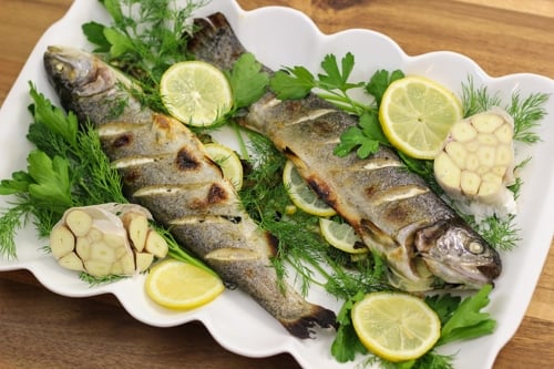 Roasted Whole Trout With Lemon and Herbs - Olga's Flavor Factory