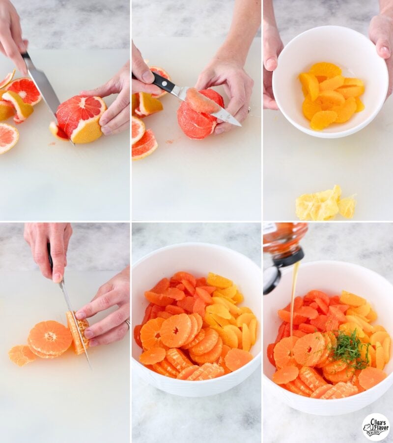 How to make a Citrus fruit salad tutorial