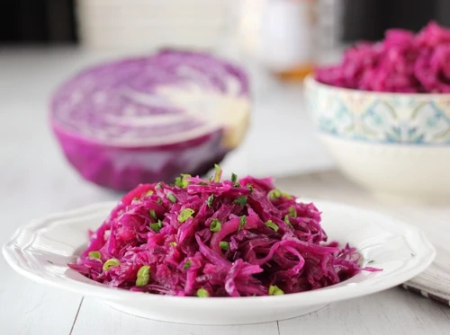 Braised Sweet and Sour Purple Cabbage-1-12