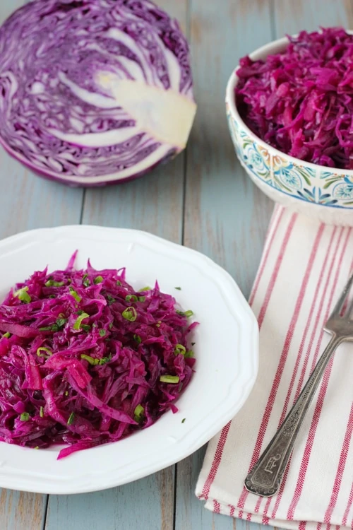 Braised Sweet and Sour Purple Cabbage-1-15
