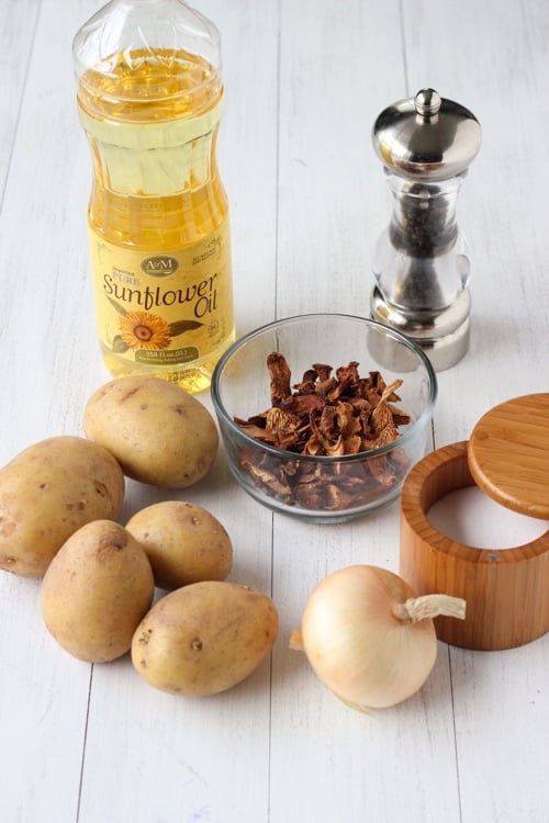 Pan Fried Potatoes and Mushrooms-1-19