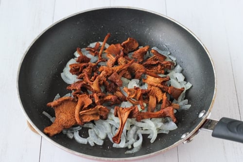 Pan Fried Potatoes and Mushrooms-1-2