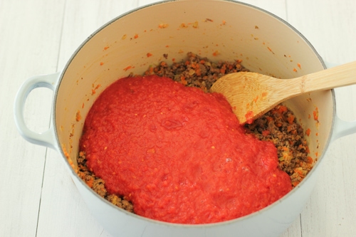 Quick Meat Sauce For Pasta-1-6
