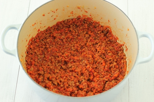 Quick Meat Sauce For Pasta-1-7