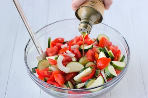 Roasted Zucchini, Tomatoes and Peppers-1-3