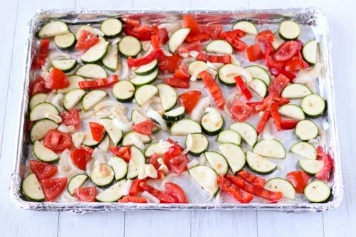Roasted Zucchini, Tomatoes and Peppers-1-5