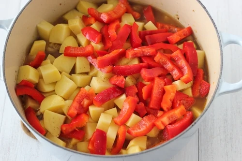 Braised Chicken With Vegetables-1-5
