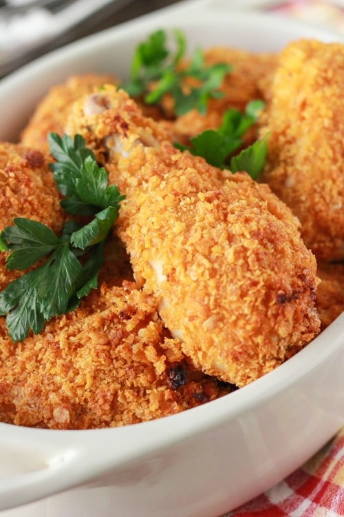 Crunchy Baked Chicken - Olga's Flavor Factory