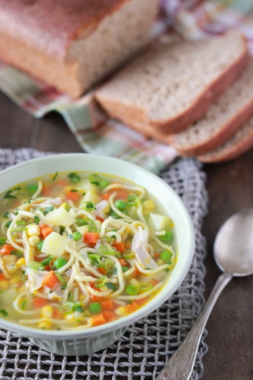 Spring Chicken and Vegetable Soup-1-2