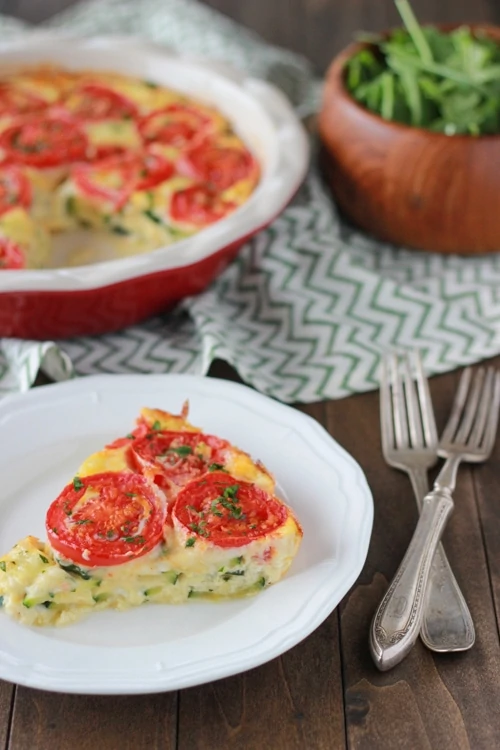 Zucchini and Tomato Frittata-1-13