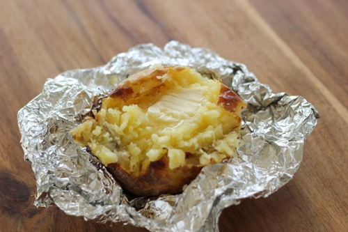 Baked Potatoes On the Grill-1-5