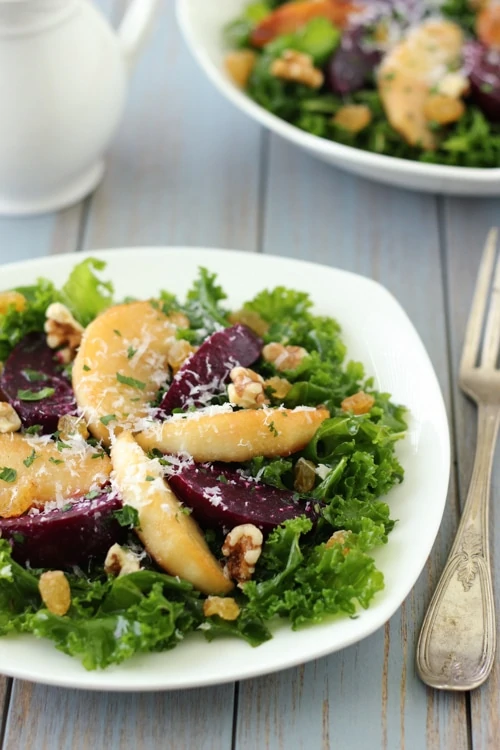 Kale Salad With Roasted Beets-1-7