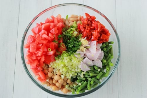 Three Bean and Tomato Salad-1-4