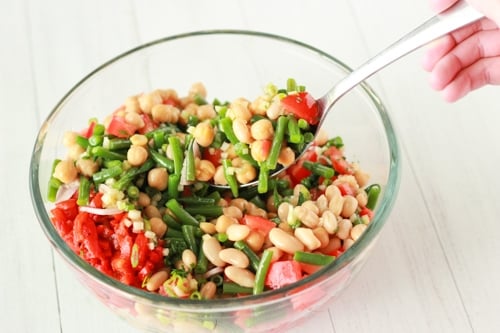 Three Bean and Tomato Salad-1-7