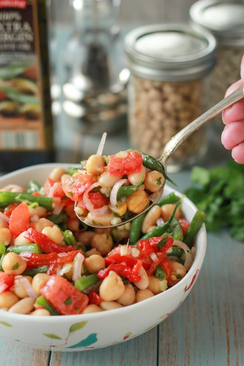 Three Bean and Tomato Salad-1-9