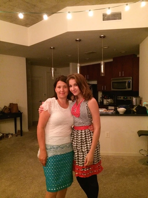 Karina with Mom
