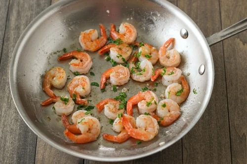 Seared Shrimp and Summer Couscous -1-7