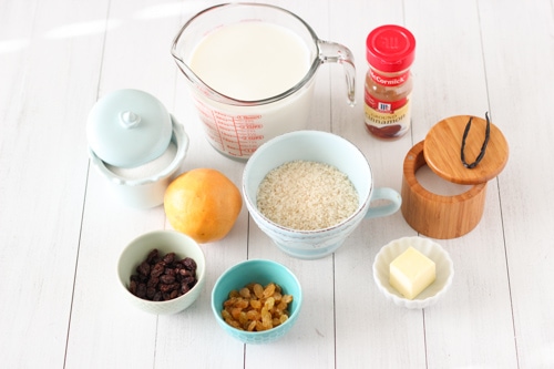 Vanilla and Raisin Rice Pudding-1