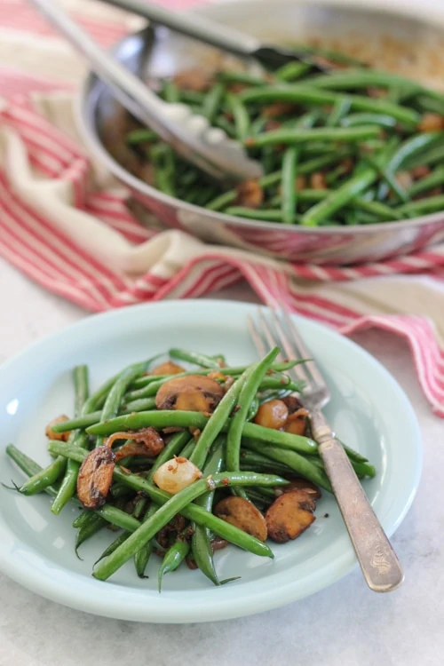 Green Beans With Mushrooms-1-10