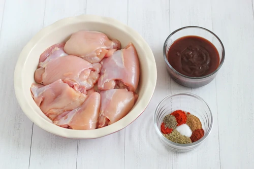 Slow Cooker BBQ Pulled Chicken-1