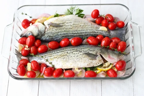Striped Bass With Tomatoe and Herbs-1-5