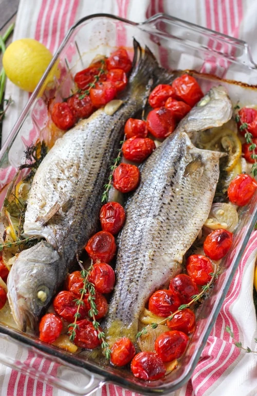 Striped Bass With Tomatoe and Herbs-1-6