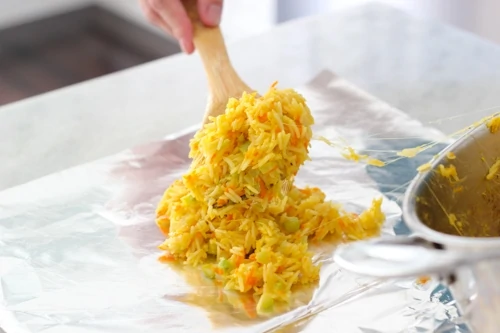 Chicken, Broccoli and Rice Packets-1-11